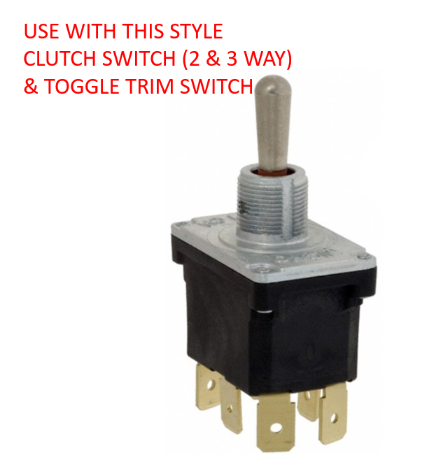 Load image into Gallery viewer, Toggle Trim Switch Boot (Compatible w/ Clutch Switch)
