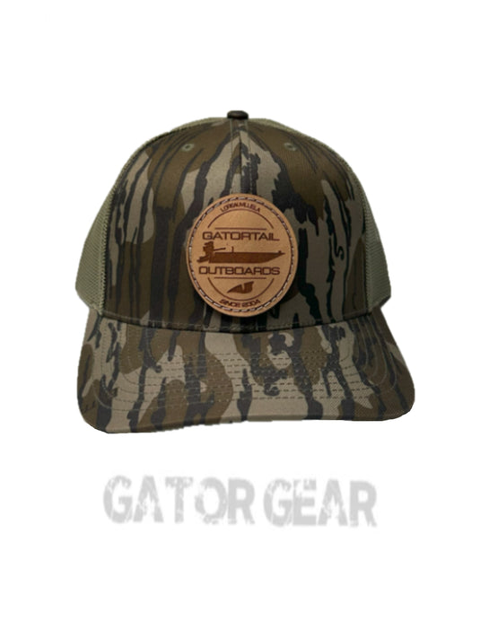 Bottomland/Loden Leather Boat Patch
