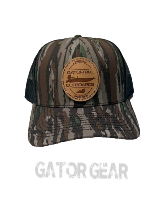 OG Realtree/Black Leather Boat Patch
