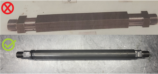 Bottom Swivel Block (Tiller)