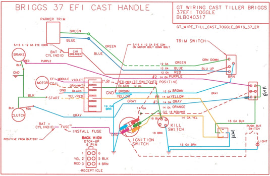 Tiller Handle Relay Harness