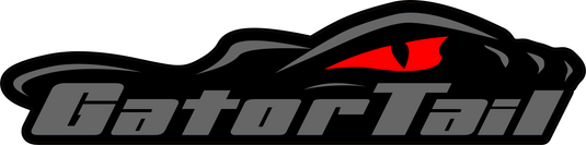 Grey GatorTail Decal