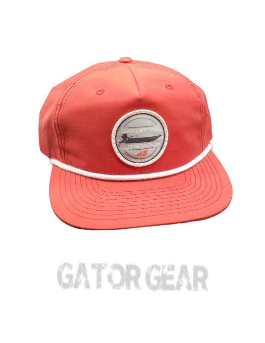 Red/White Rope Cloth Boat Patch