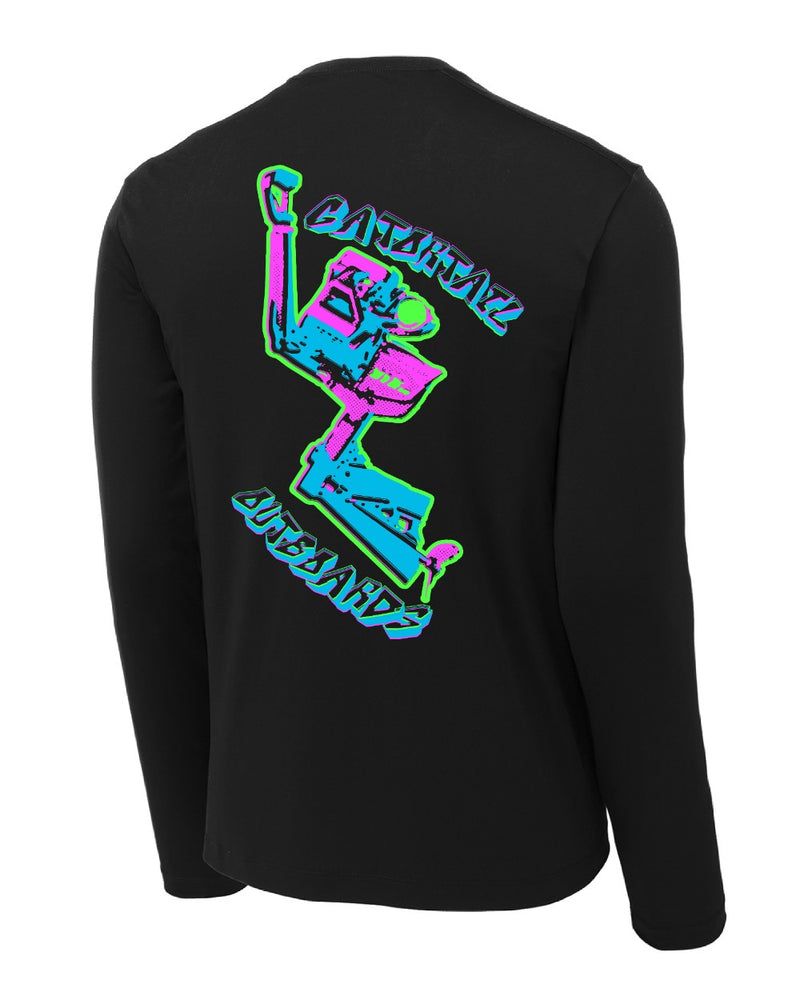 Load image into Gallery viewer, Retro Black Gatortail Long Sleeve Dri-Fit
