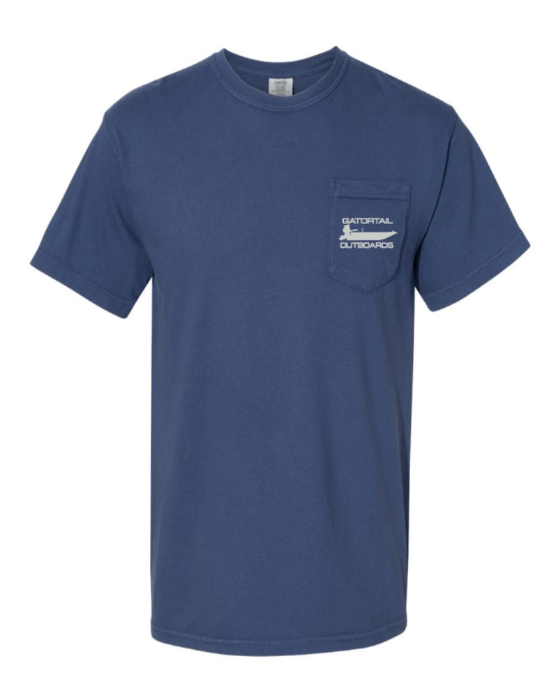 Load image into Gallery viewer, Gatortail Blue Short Sleeve Boat Logo
