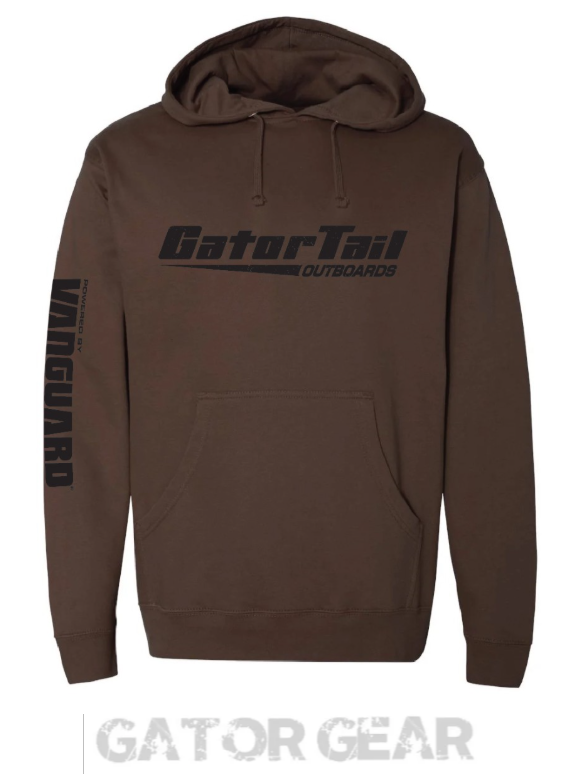 Load image into Gallery viewer, Brown Circle Logo Hoodie
