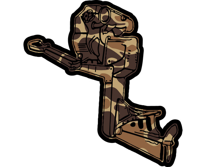 GT Camo Motor Sticker