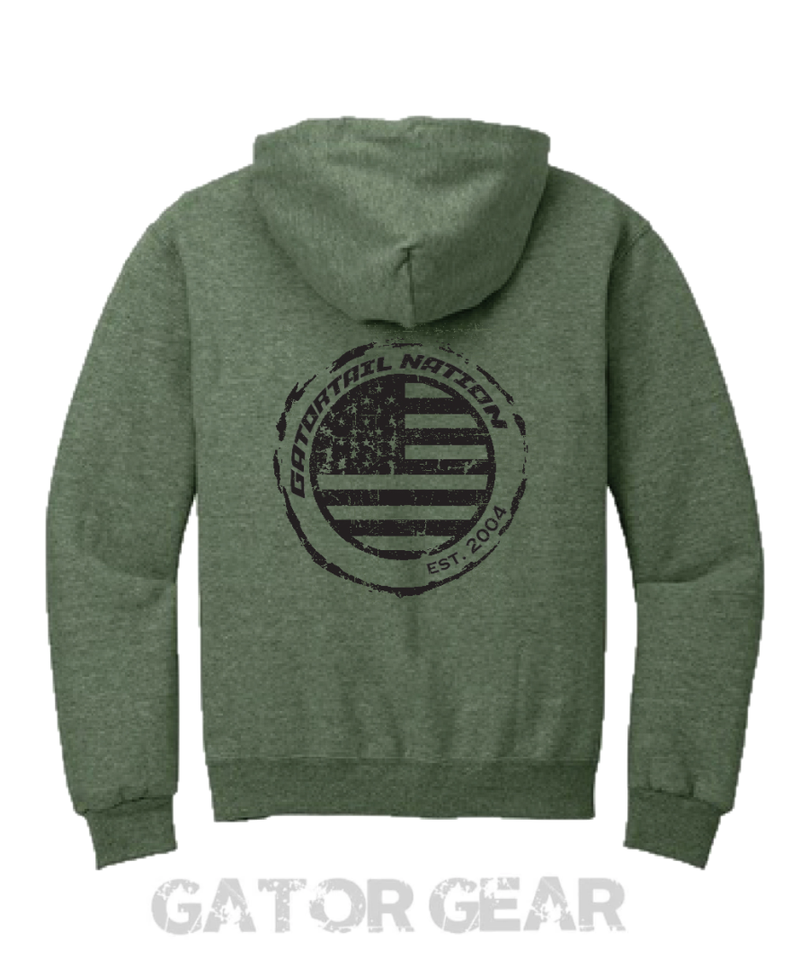 Load image into Gallery viewer, Gatortail Nation Hoodie-Military Green

