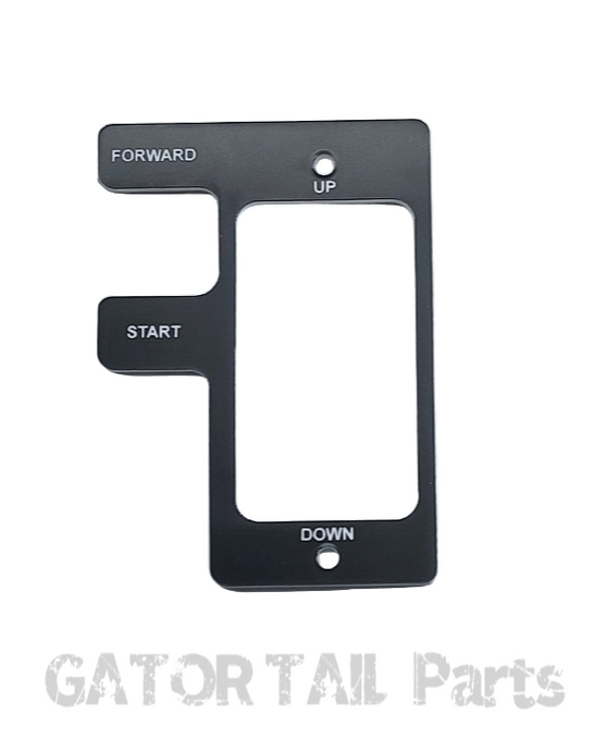 Trim Switch Control Plate - Hydraulic Reverse