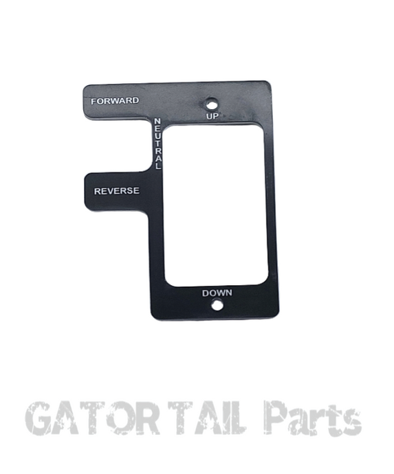 Trim Switch Control Plate - Electric Reverse