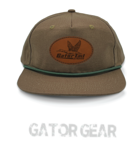 Lost Tobacco Leather Duck Patch