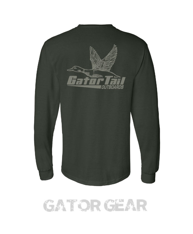 Load image into Gallery viewer, Gatortail Duck Green Long Sleeve
