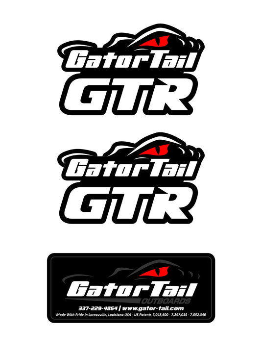 2 GTR Decals (1 Patent Decal included)